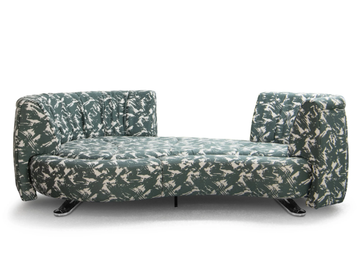 DS-164 SLIDE OUTDOOR - Curved Sunbrella® garden sofa by de Sede - view 2